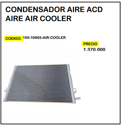 Condensador Aire ACD Aire Air Cooler