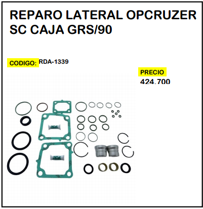 Reparo Lateral Opcruzer SC Caja GRS/90