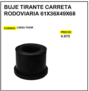 Buje Tirante Carreta Rodoviaria 61x36x49x68