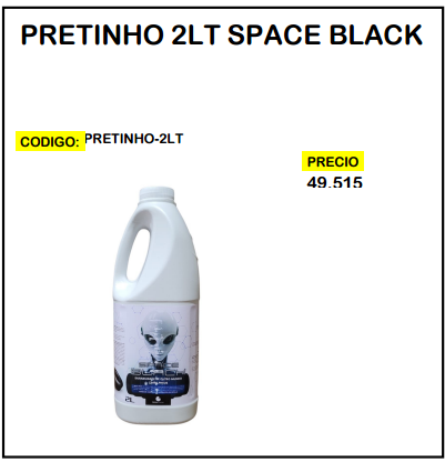 Pretinho 2Lt Space Black
