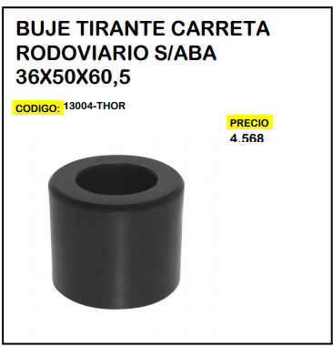Buje Tirante Carreta Rodoviario s/Aba 36x50x60,5
