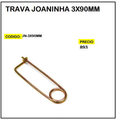Traba Joaninha 3x90mm