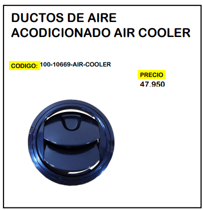 Ductos de Aire Acondicionado Air Cooler
