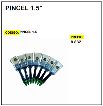 Pincel 1.5"