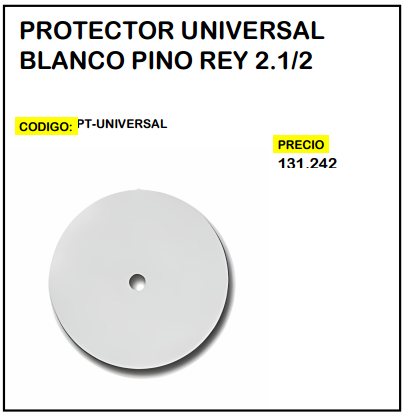 Protector Universal Blanco Pino Rey 2.1/2