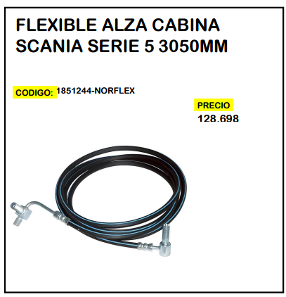 Flexible Alza Cabina Scania Serie 5 3050mm