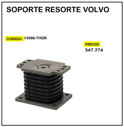 Soporte Resorte Volvo