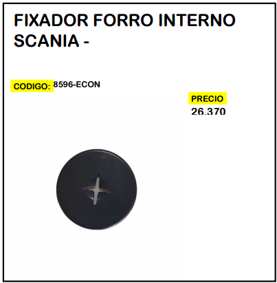Fixador Forro Interno Scania